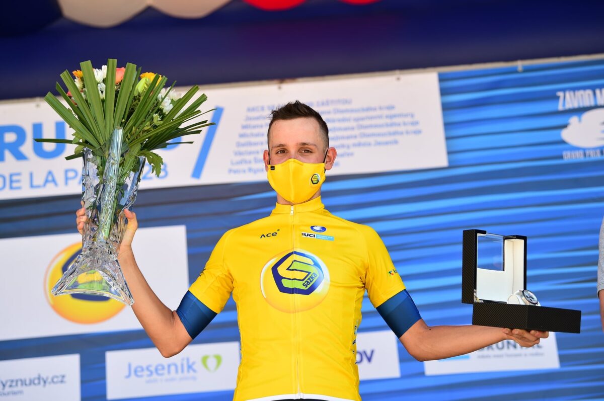 Filippo Zana vincitore della classifica finale della Course de la Paix (foto Jan Brychta SvětCyklistiky.cz)