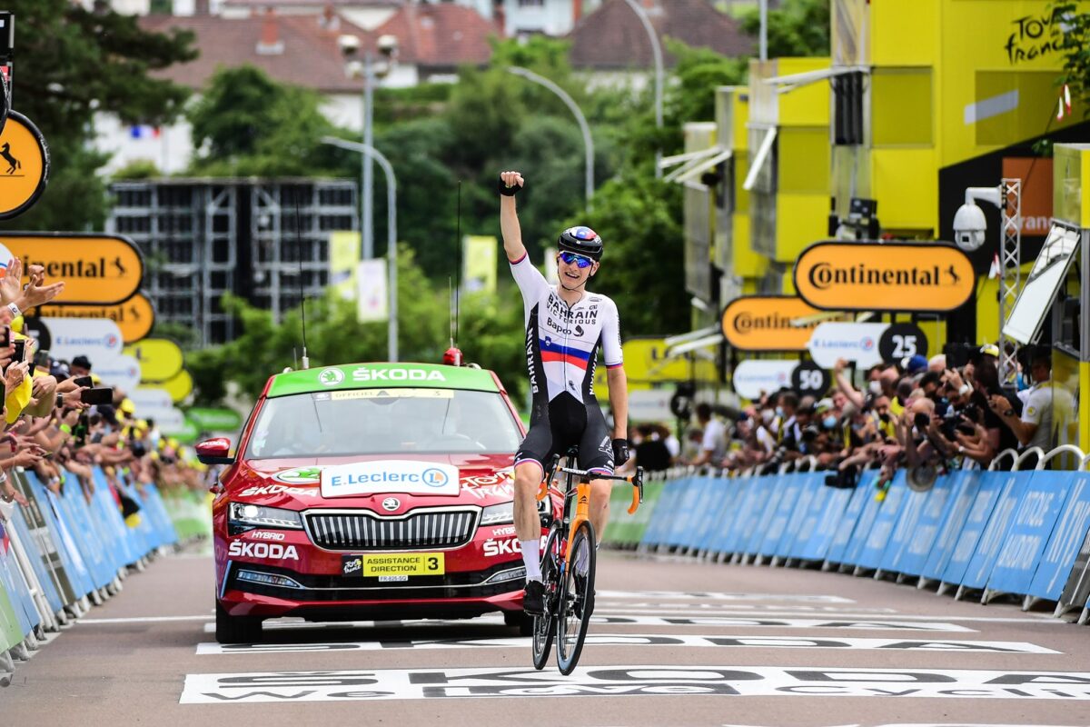 Matej Mohoric vince la settima tappa del Tour de France 2021