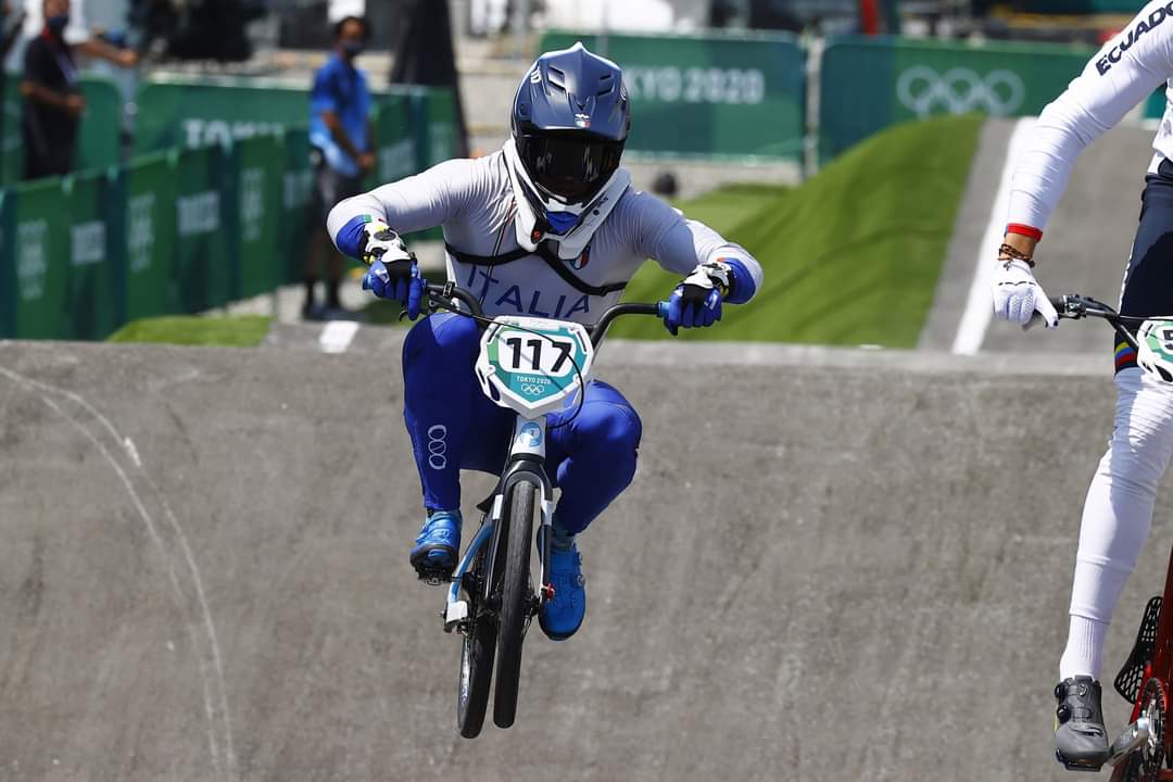 Giacomo Fantoni in azione alle Olimpiadi di Tokyo 2020 (foto Bettini)
