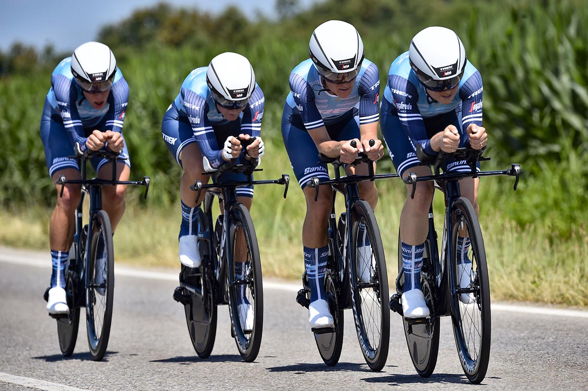La Trek-Segafredo vince la cronosquadre del Giro Donne 2021