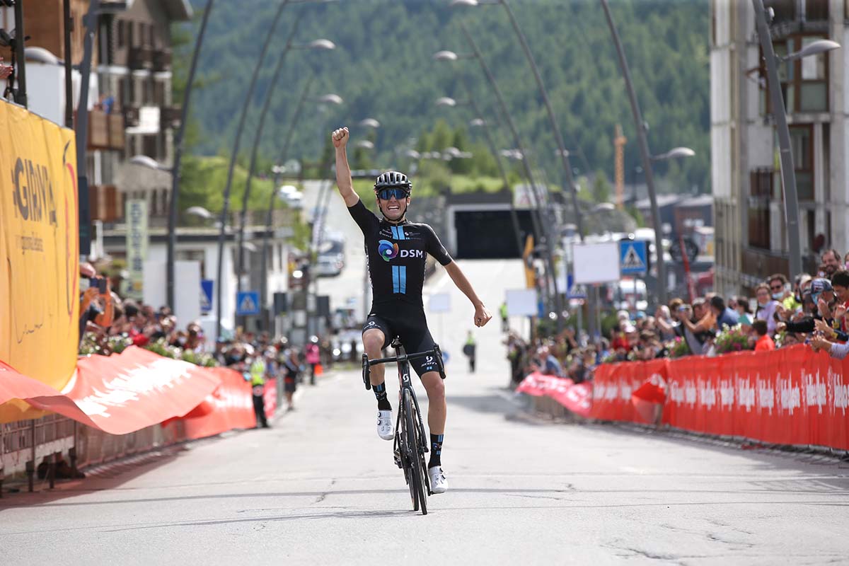 Gianmarco Garofoli vince la seconda tappa del Giro della Valle d'Aosta 2021 (foto Giuliano Viganò)