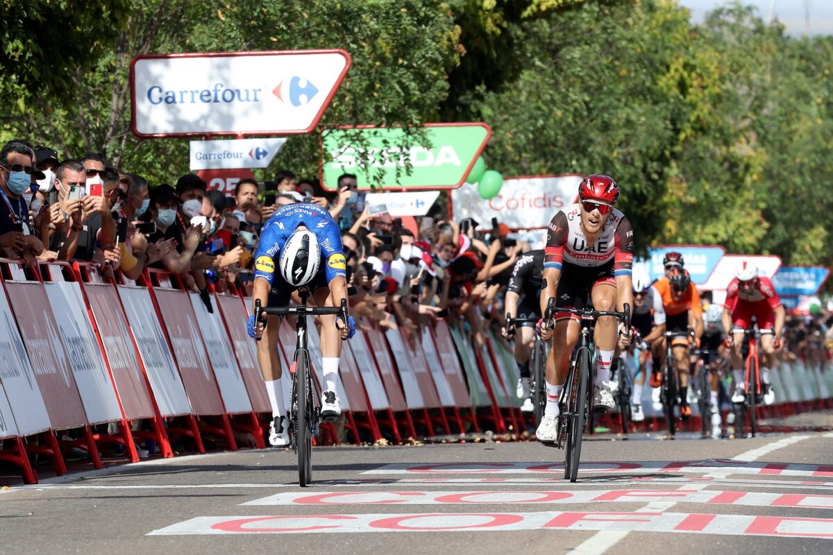 Florian Senechal vince la tappa 13 della Vuelta a Espana (foto Photo Gomez Sport)