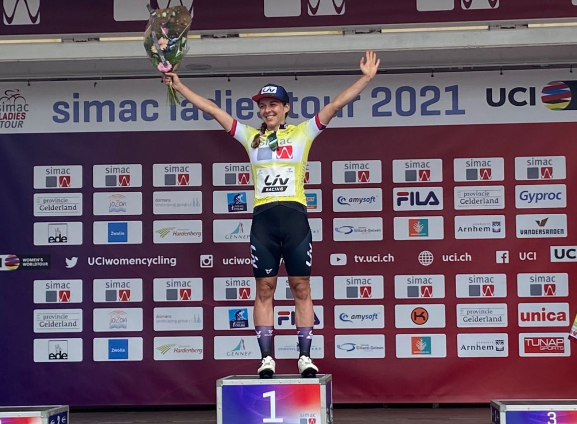 Alison Jackson leader dopo la prima tappa del Simac Ladies Tour
