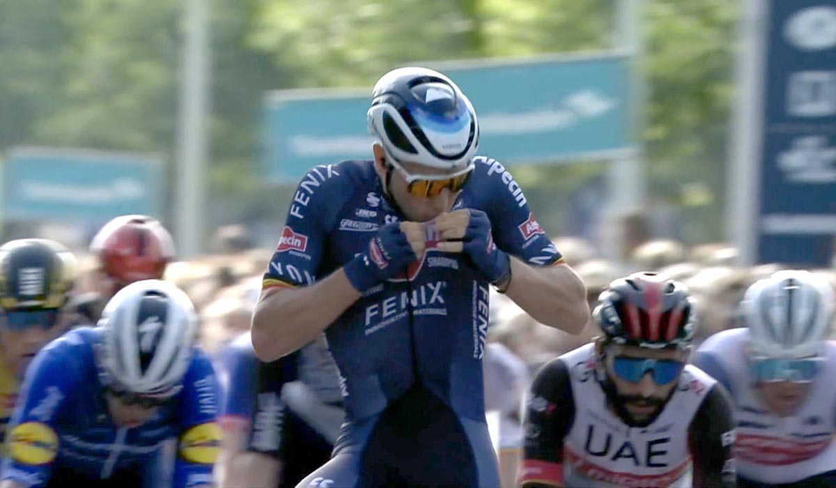 Tim Merlier vince la prima tappa del Benelux Tour 2021