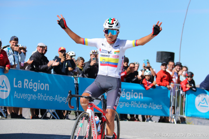 Jefferson Cepeda vince la seconda tappa del Tour de Savoie Mont Blanc (foto Zoe Soullard - DirectVelo)