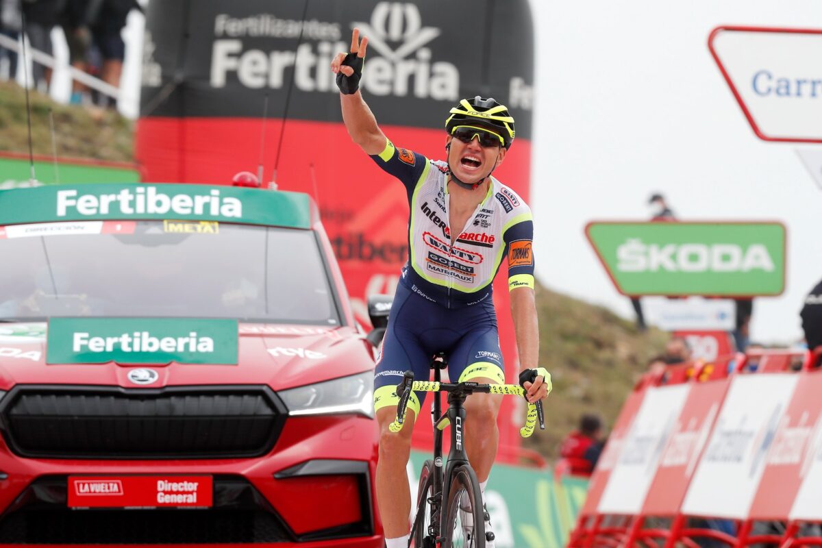 Rein Taaramäe vince la terza tappa di La Vuelta 2021 (foto Photo Gomez Sport)