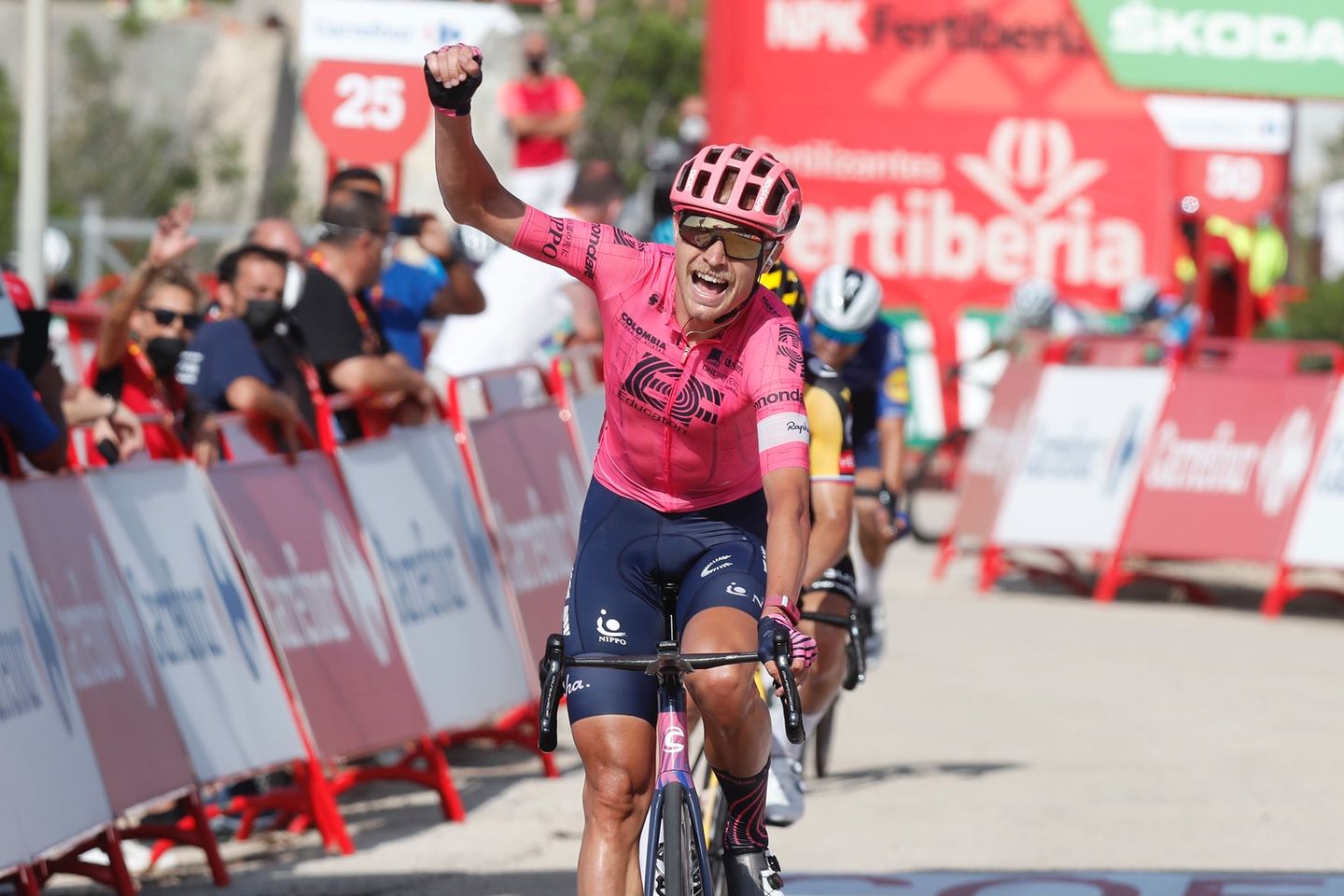 Magnus Cort vince la sesta tappa di La Vuelta 2021 (foto Photo Gomez Sport)