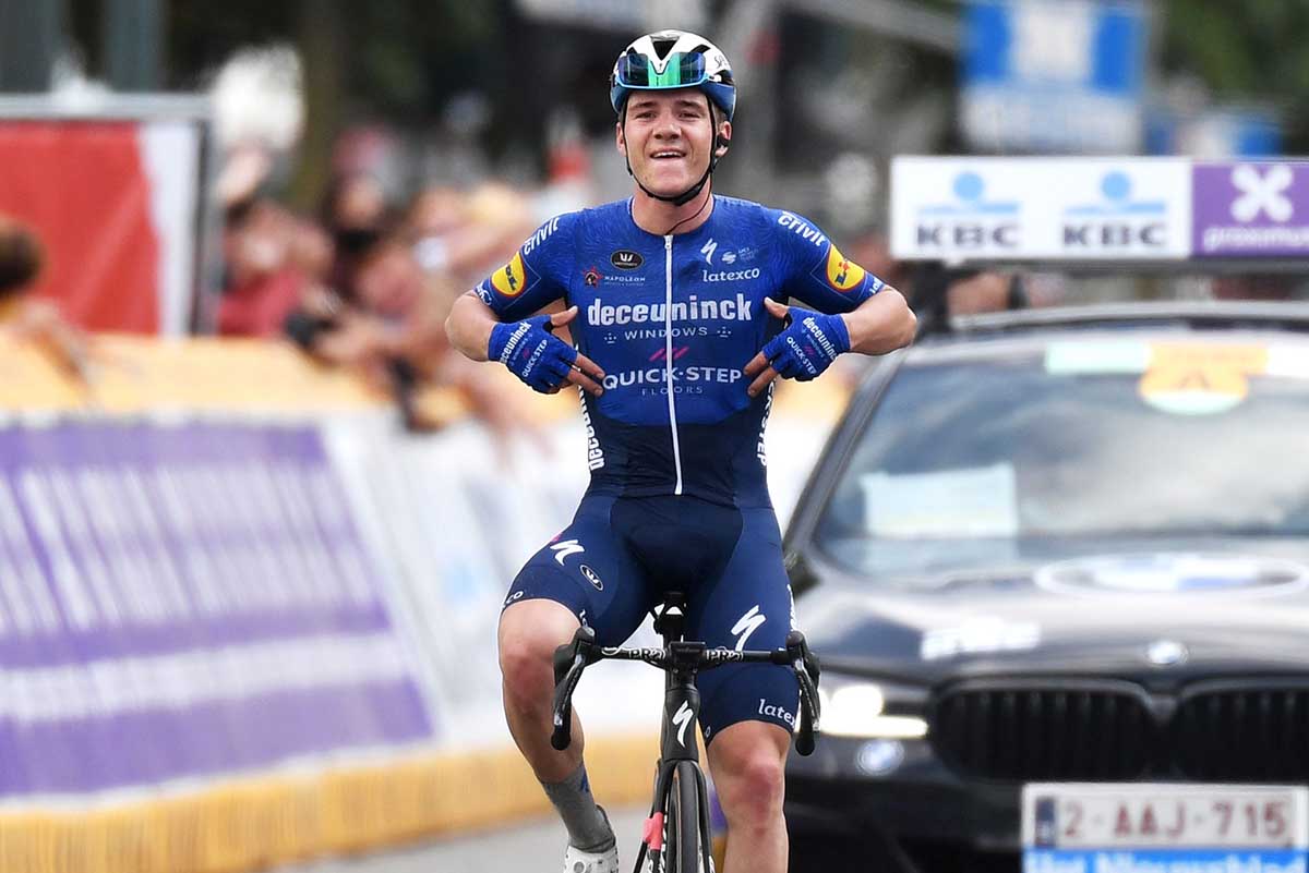 Remco Evenepoel vince la Brussels Cycling Classic 2021 (foto Getty Images)