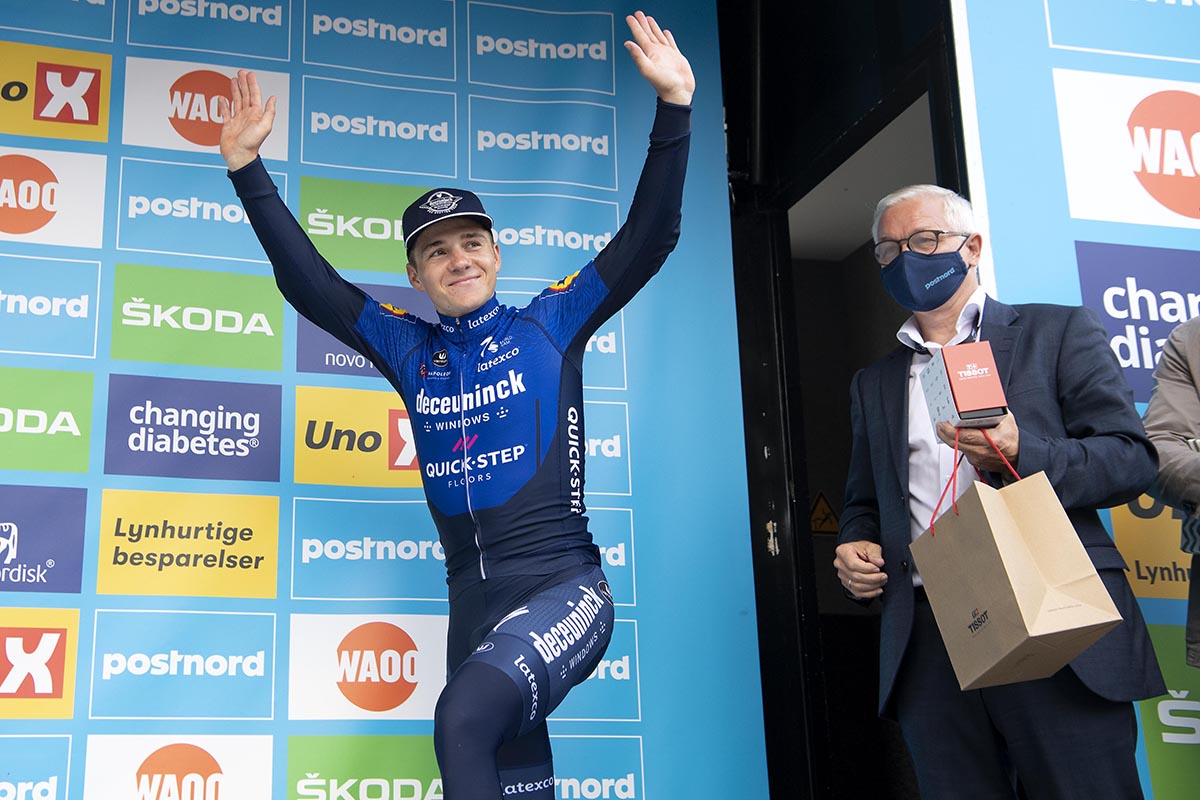 Remco Evenepoel vincitore del Tour of Denmark 2021 (foto Thomas Sjoerup)