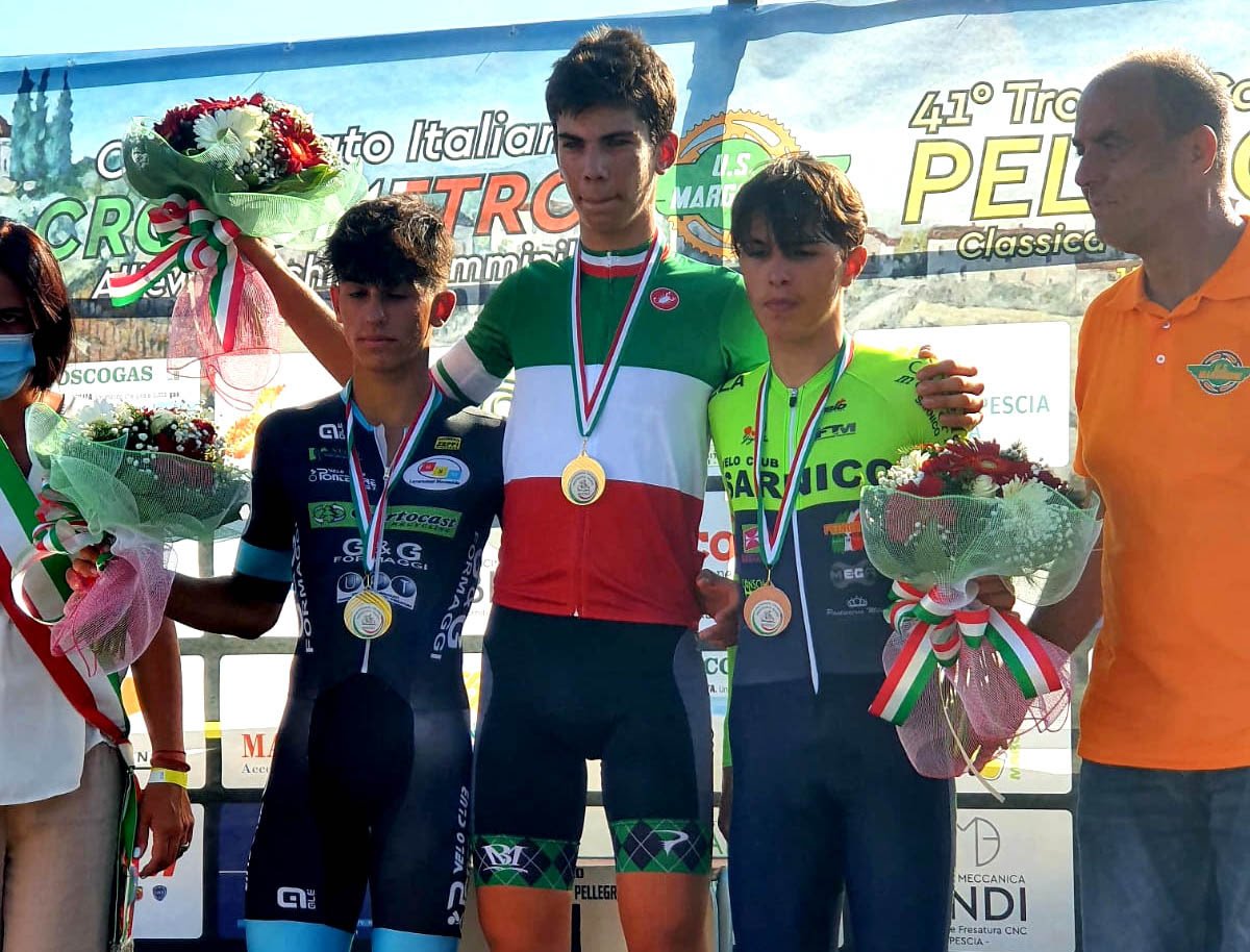 Renato Favero campione italiano a cronometro Allievi