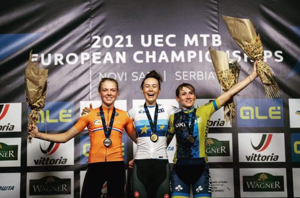 Gaia Tormena campionessa euroepa XCE a Novi Sad (foto Michele Mondini)