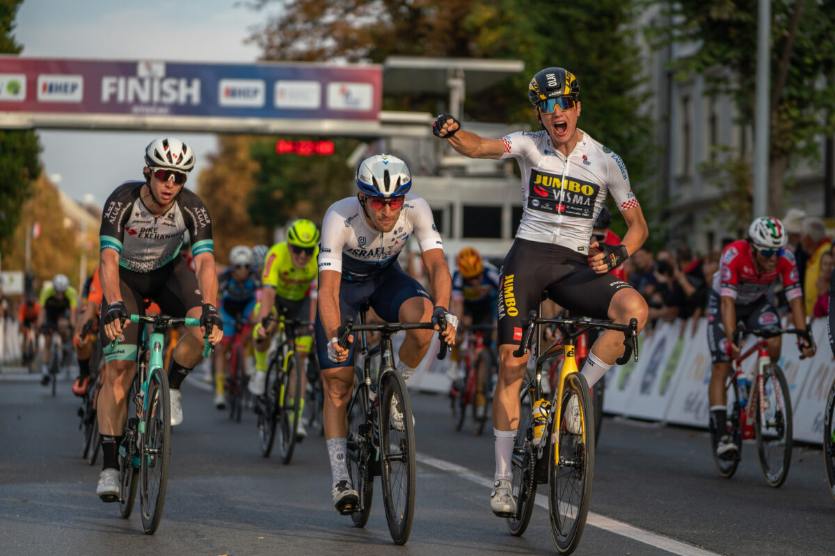 Olav Kooji vince la seconda tappa della Cro Race 2021 (foto Davor Pavlović)