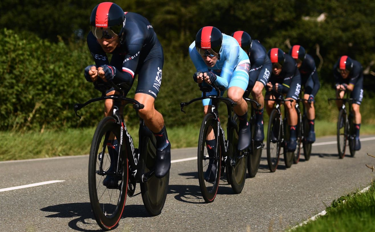 La Ineos Grenadiers vince la cronosquadre terza tappa del Tour of Britain