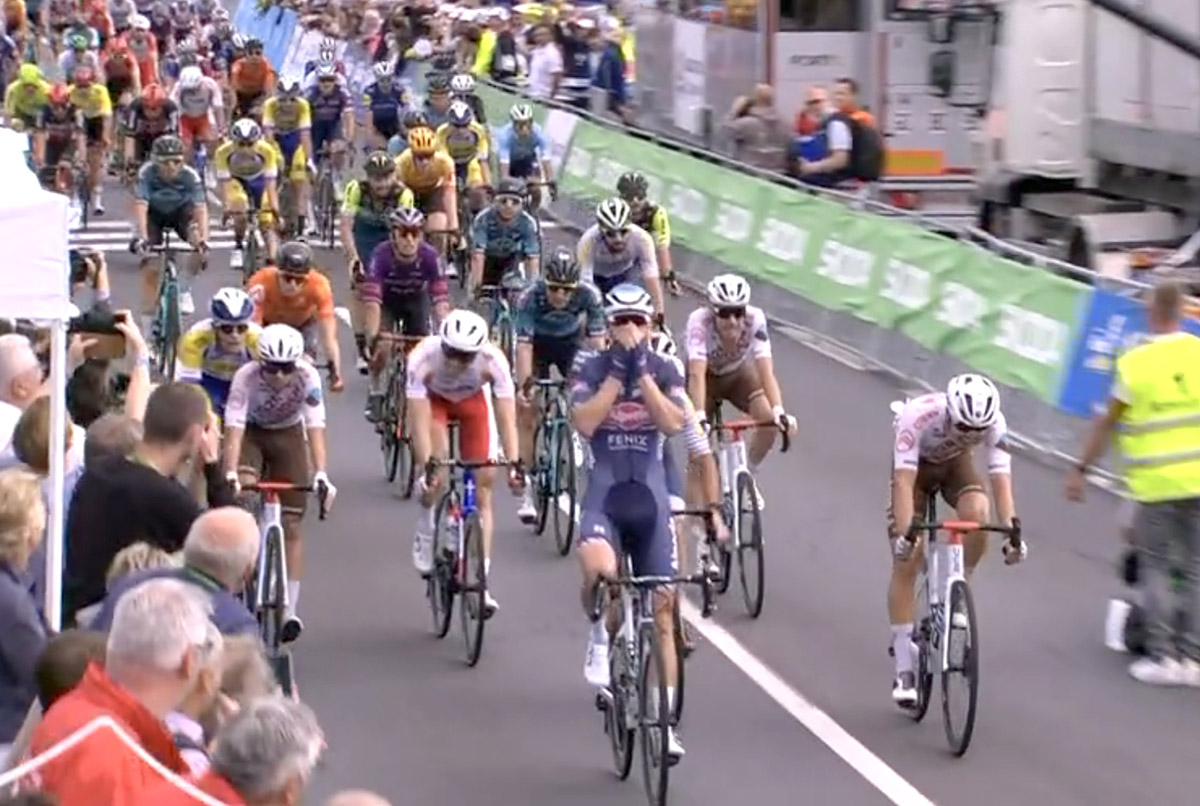 Sacha Modolo vince la terza tappa del Tour de Luxembourg 2021