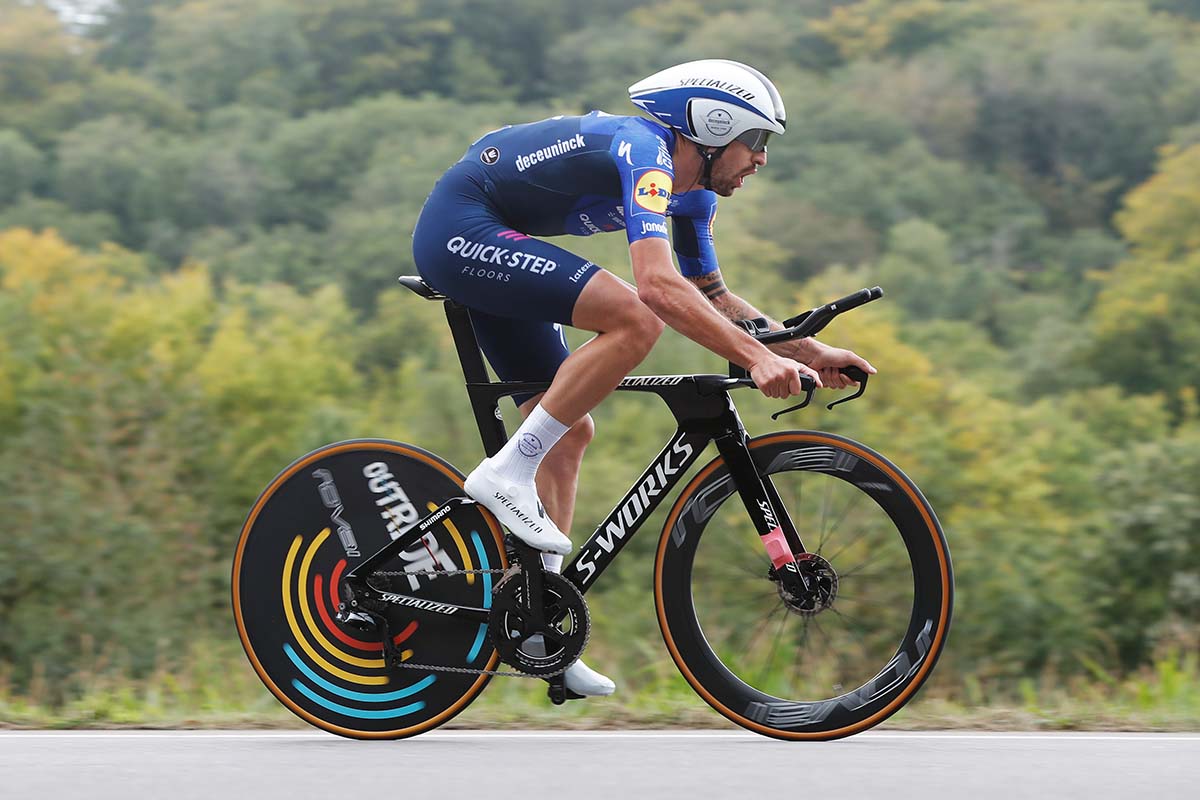Mattia Cattaneo vince la quarta tappa a cronometro del Tour de Luxembourg (foto Getty Images)