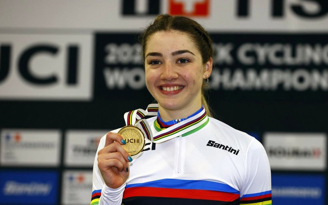 Martina Fidanza campionessa del mondo Scratch a Roubaix
