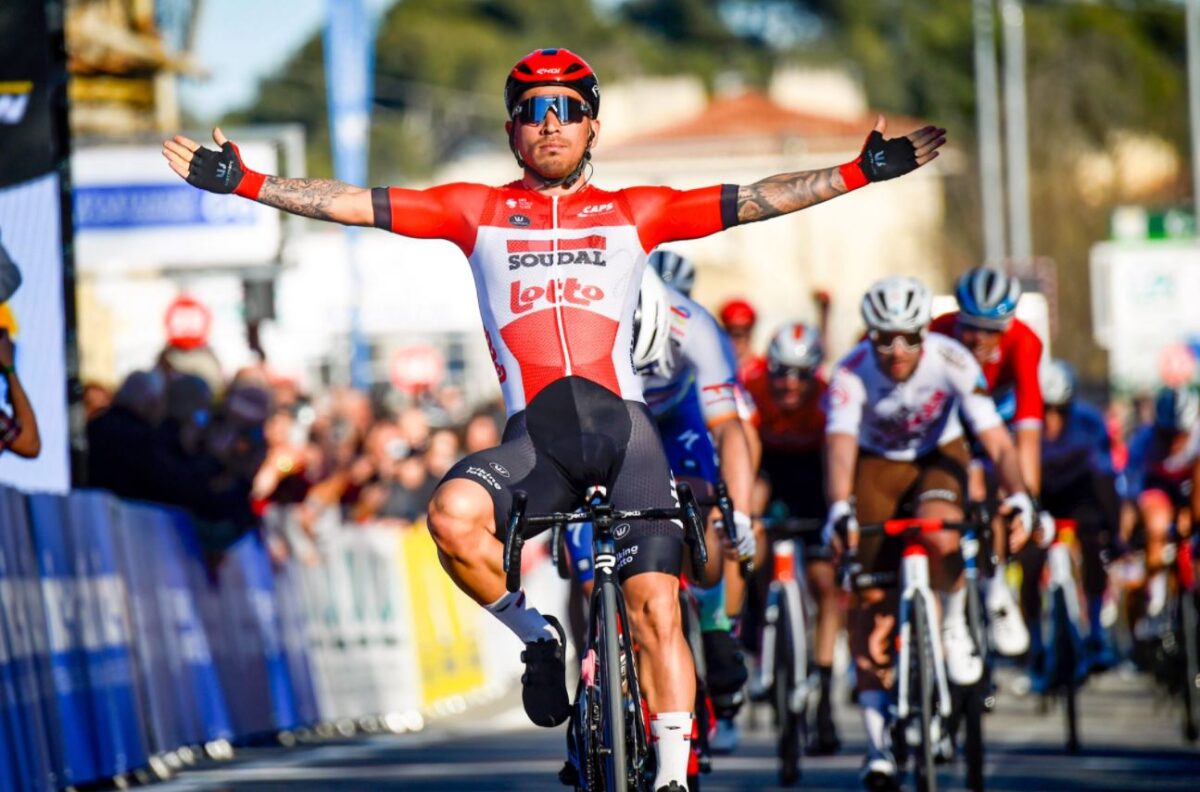 Caleb Ewan vince la prima tappa del Tour des Alpes Maritimes et du Var (foto Lotto Soudal)