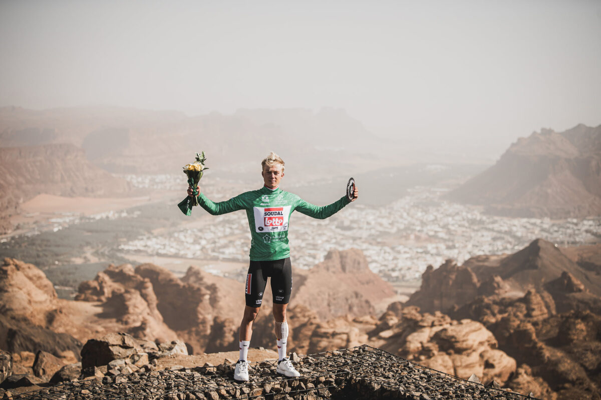 Maxim Van Gils vince la quara tappa del Saudi Tour (foto ASO / A. Broadway)