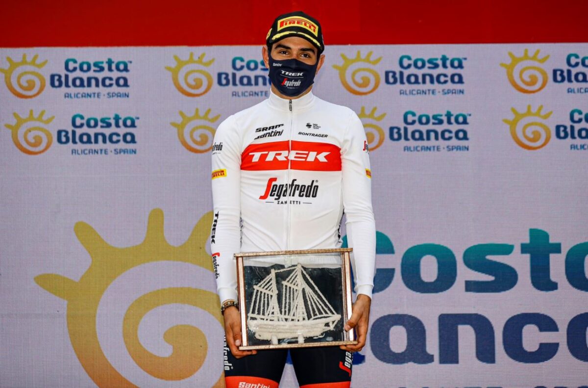 Matteo Moschetti vincitore della quarta tappa della Volta Valenciana (foto Sprint Cycling Agency)