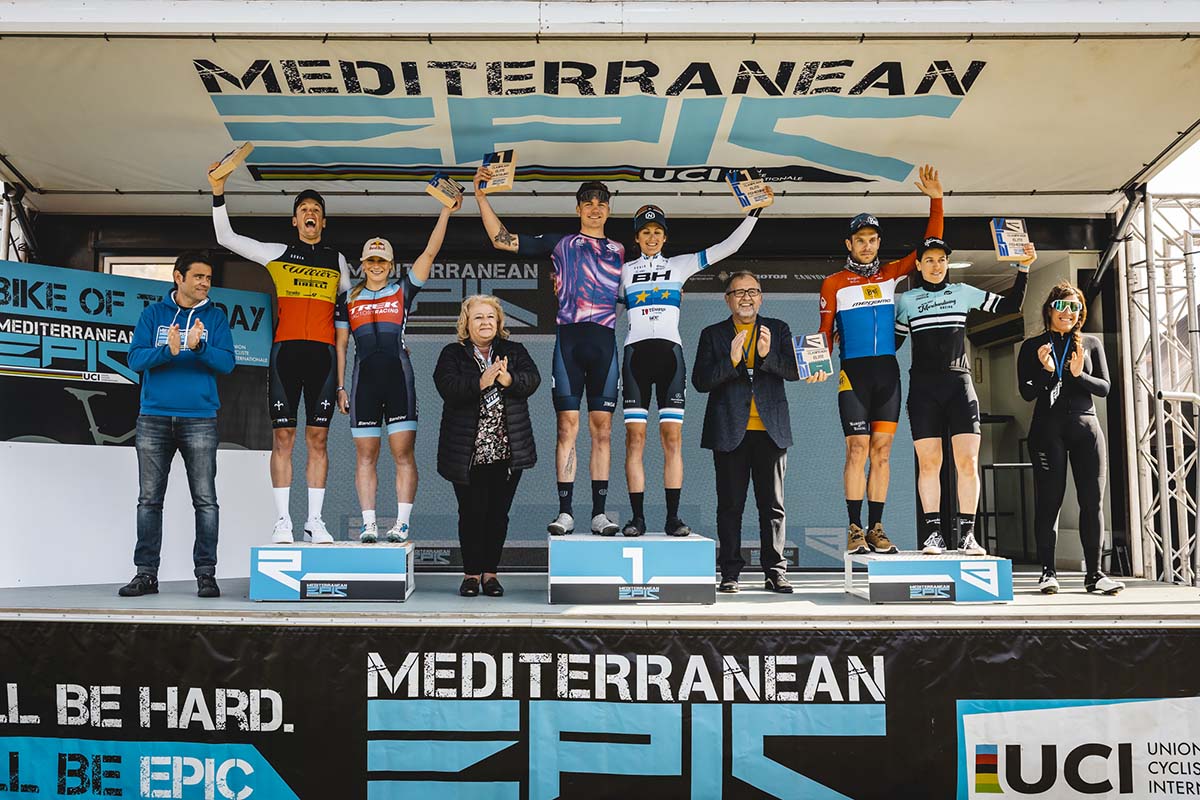 Il podio finale della Mediterranea Epic 2022