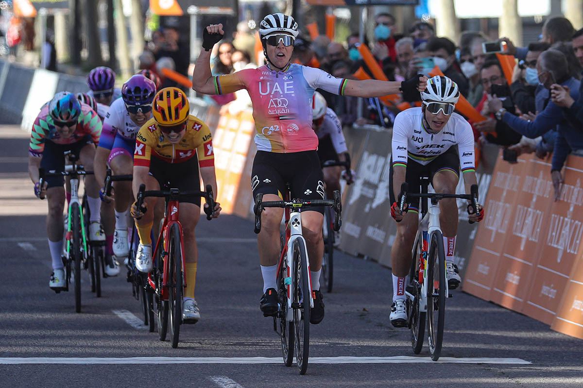 Marta Bastianelli vince la quarta tappa della Setmana Valenciana 2022 (foto Sprint Cycling Agency)