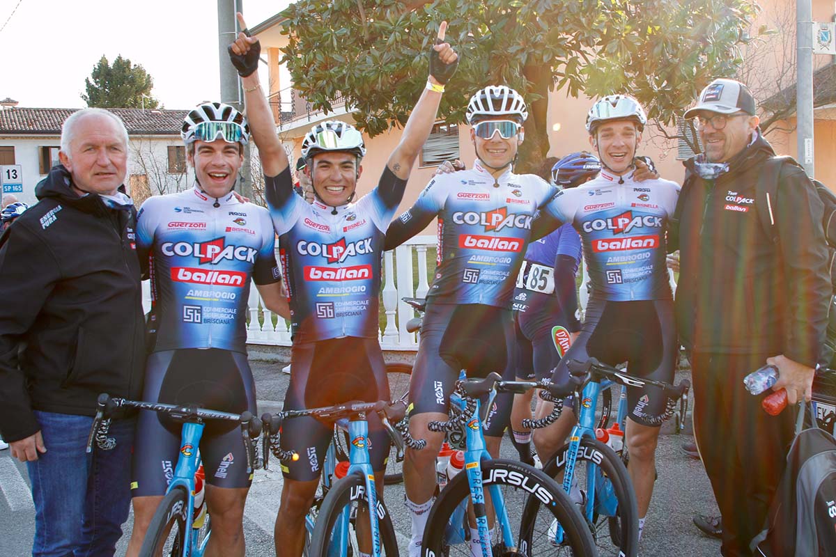 Festa del Team Colpack al Memorial Polese 2022 (foto Photobicicailotto)