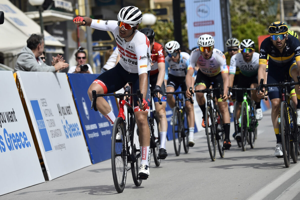 Matteo Moschetti vince la seconda tappa dell'International Tour of Hellas 2022 (foto SprintCyclingAgency)