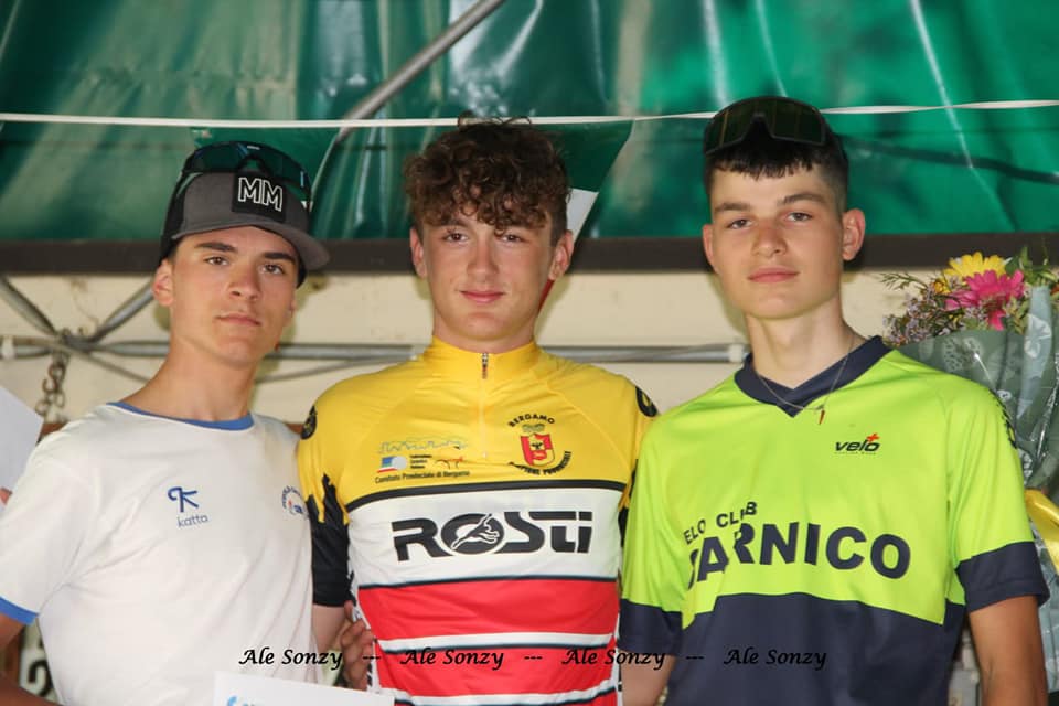 Andrea Rinaldi campione provinciale bergamasco della montagna alla Cronoscalata Almenno-Albenza 2022 (foto Alessandra Sonzogni)