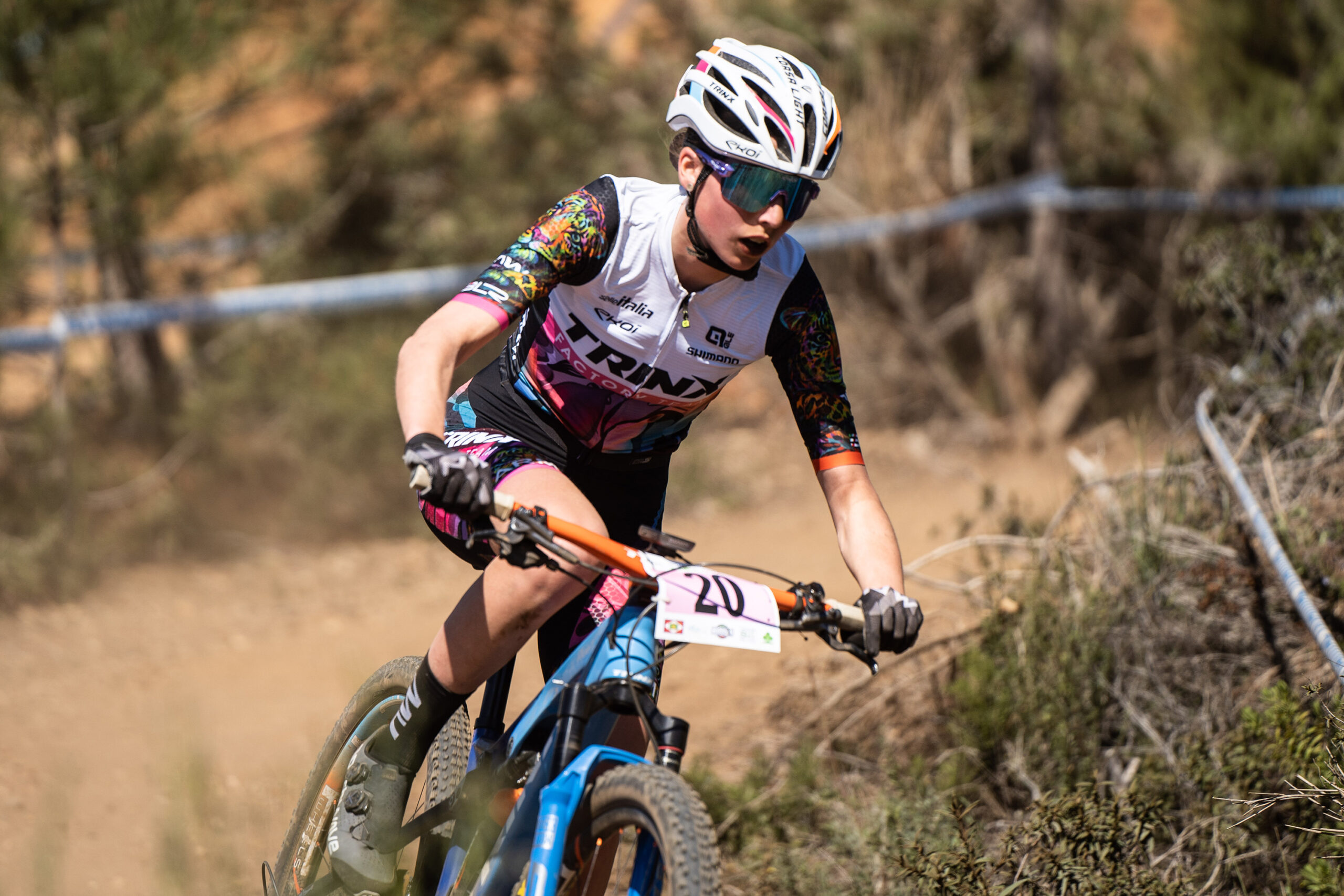 Noemi Plankensteiner (Trinx Factory Team) alla Capoliveri Legend - credit A. Pederiva)