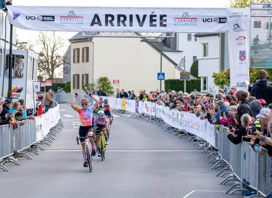 Marta Bastianelli vince la prima tappa del Festival Elsy Jacobs (foto Manuela Heres)