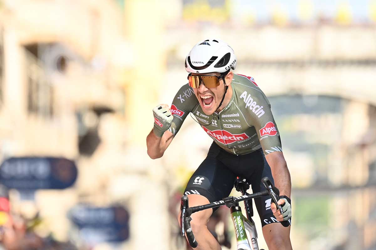 Stefano Oldani vince la tappa 12 del Giro d'Italia 2022 (foto La Presse)