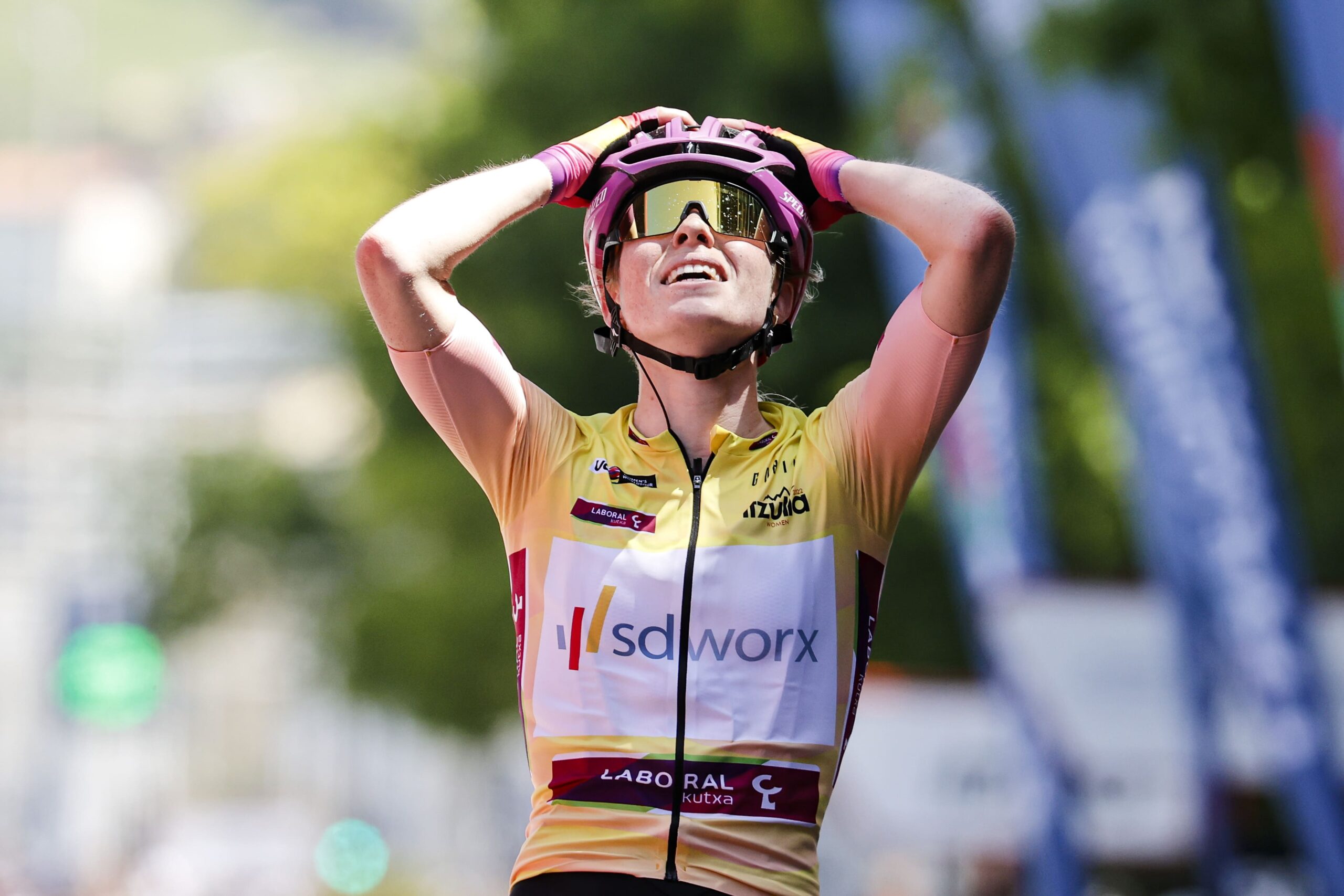 Demi Vollering vince la terza tappa e la classifica finale della Itzulia Women 2022 (foto Sprint Cycling Agency)