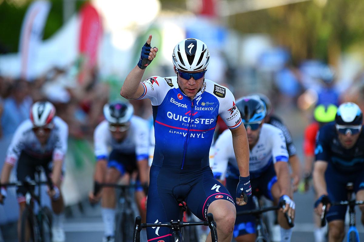 Fabio Jakobsen vince la seconda tappa del Giro d'Ungheria 2022 (foto Getty Images)