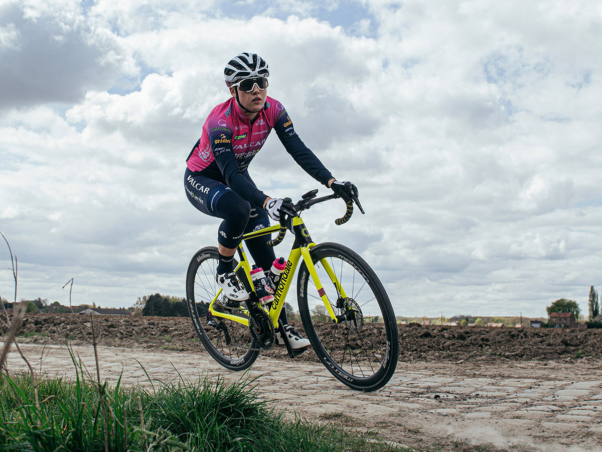 Kumiega during Paris - Roubaix Recon - Credit T.Muzzi