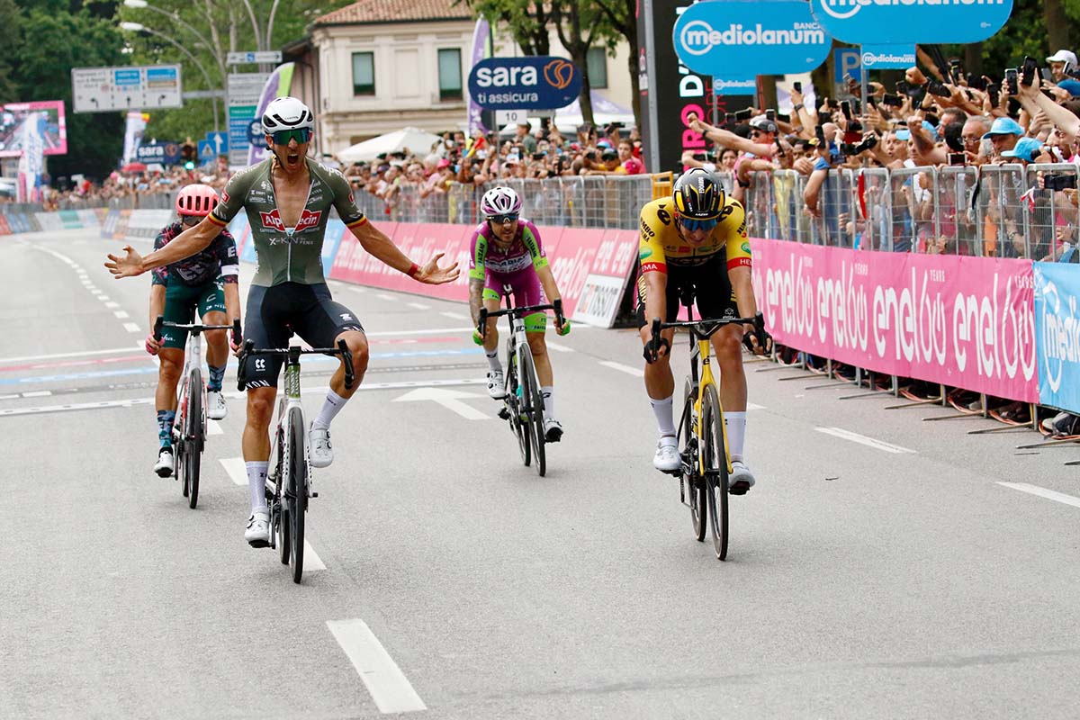 Dreis De Bondt vince la tappa 18 del Giro d'Italia 2022 (foto Photobicicailotto)