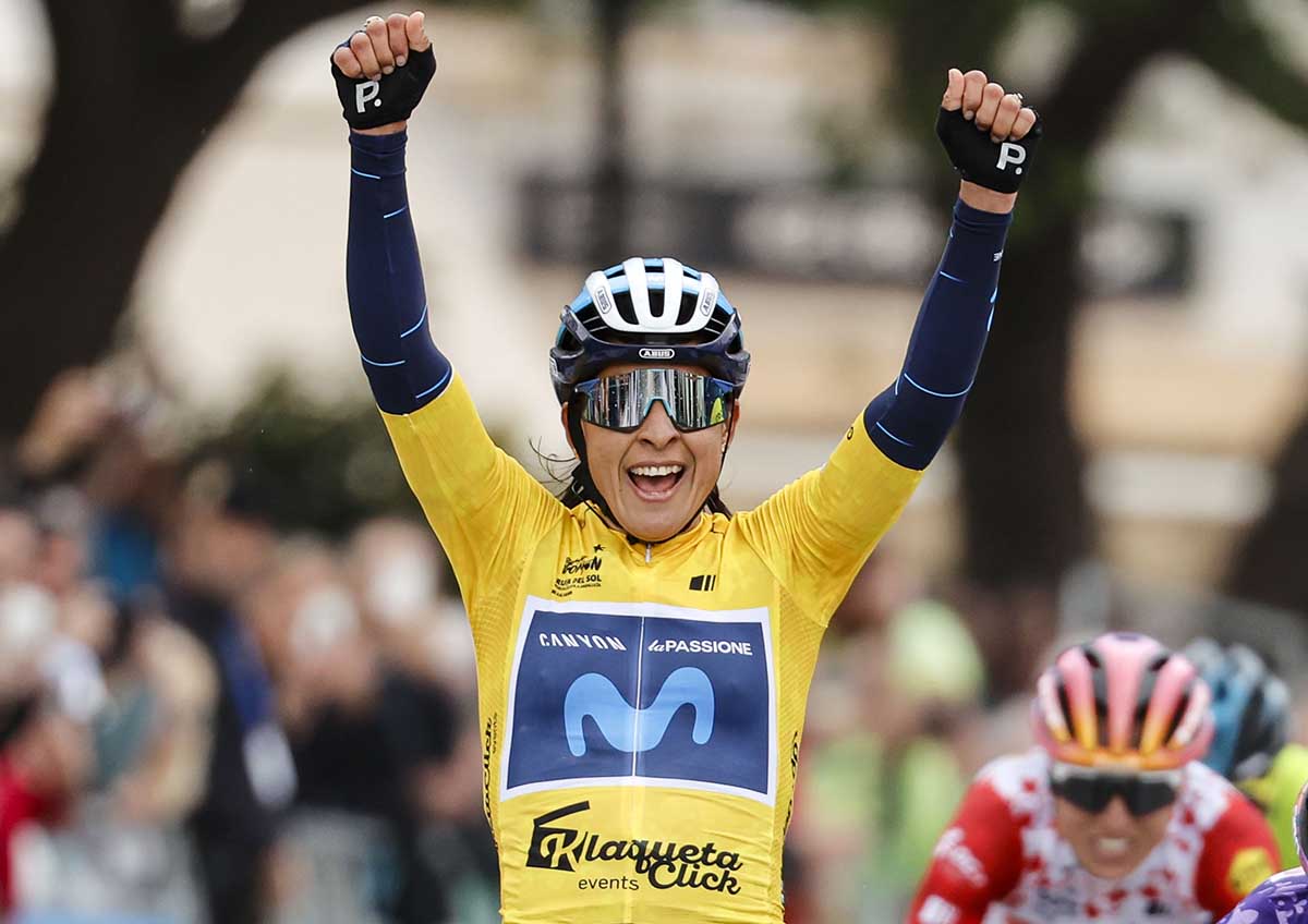 Arlenis Sierra vince la seconda tappa della Vuelta Ciclista Andalucia Ruta Del Sol Elite Women 2022 (foto SprintCyclingAgency)