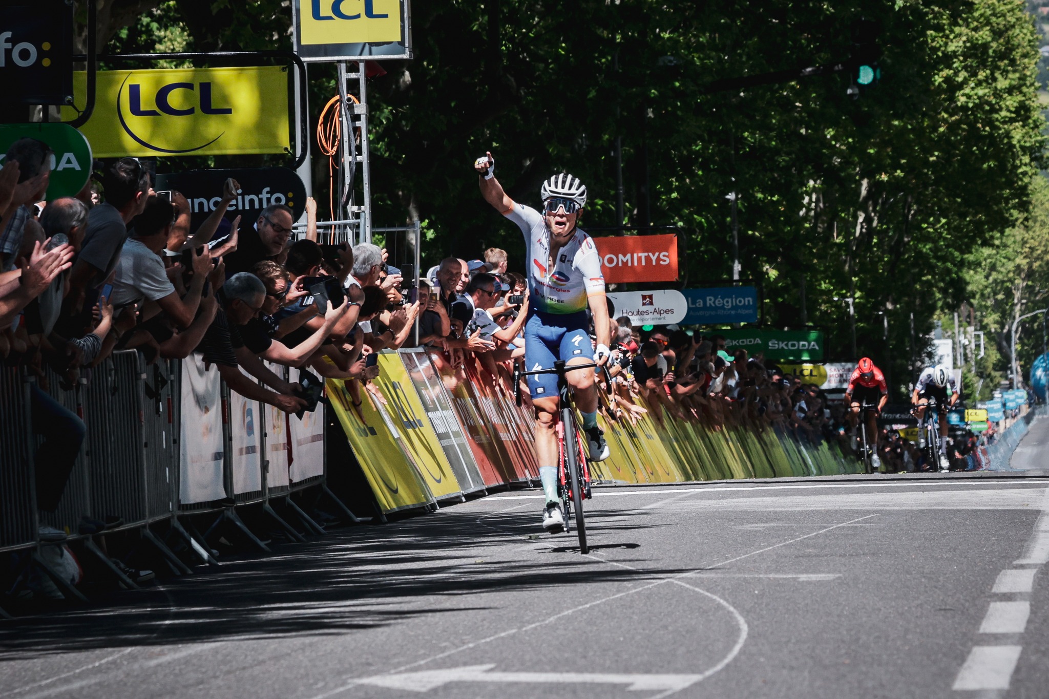 Valentin Ferron vince la sesta tappa del Giro del Delfinato 2022 (foto ASO)