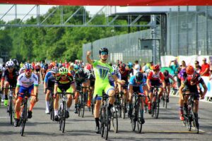 Gregorio Acquaviva vince la gara Esordienti 2° anno all'Autodromo di Monza (foto Berry)