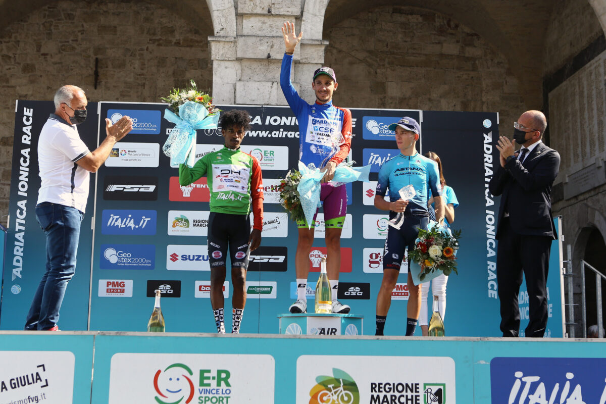 Filippo Zana vincitore della Adriatica Ionica Race 2022
