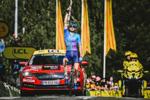 Hugo Houle vince la tappa 16 del Tour de France 2022 (foto A.S.O. / Pauline Ballet)