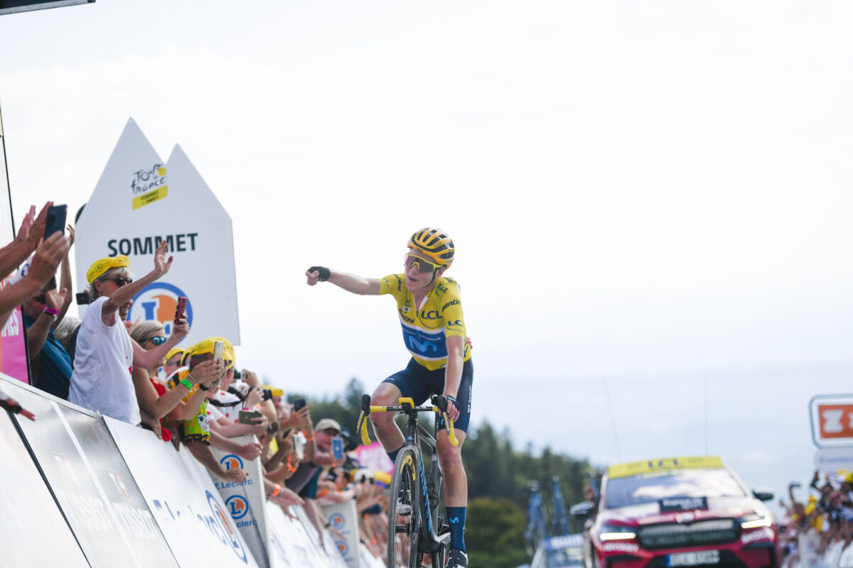 Annemiek Van Vleuten wins at La Planche Des Belles Filles - credit A.S.O. Romain Laurent