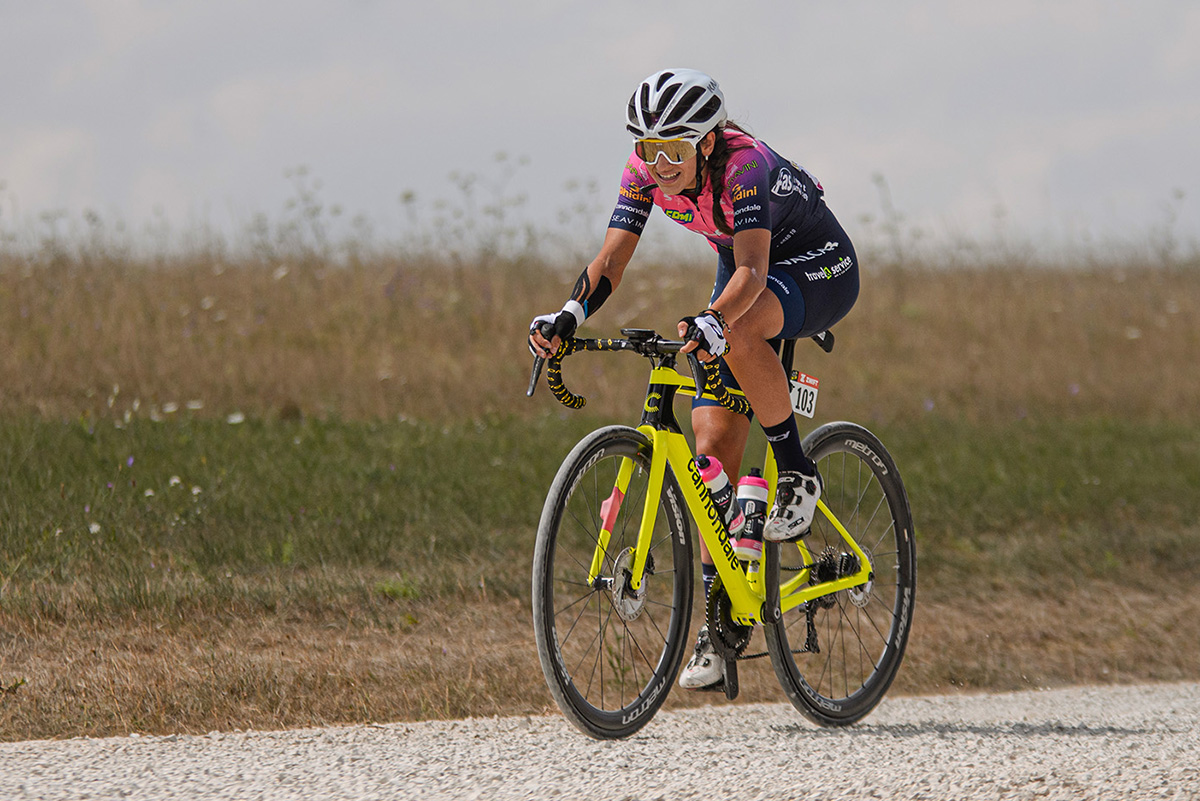 Eleonora Gasparrini in azione nella 4° tappa - foto Twila Muzzi
