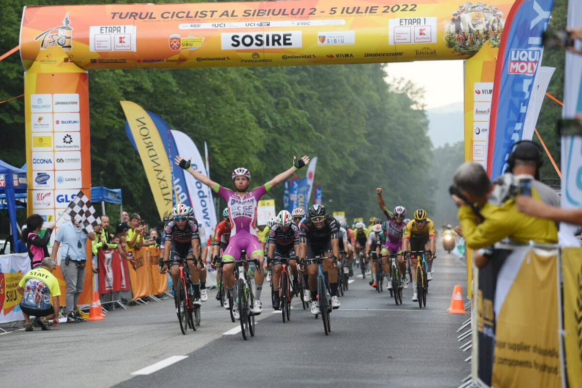 Fiilippo Fiorelli vince la prima tappa del Sibiu Tour