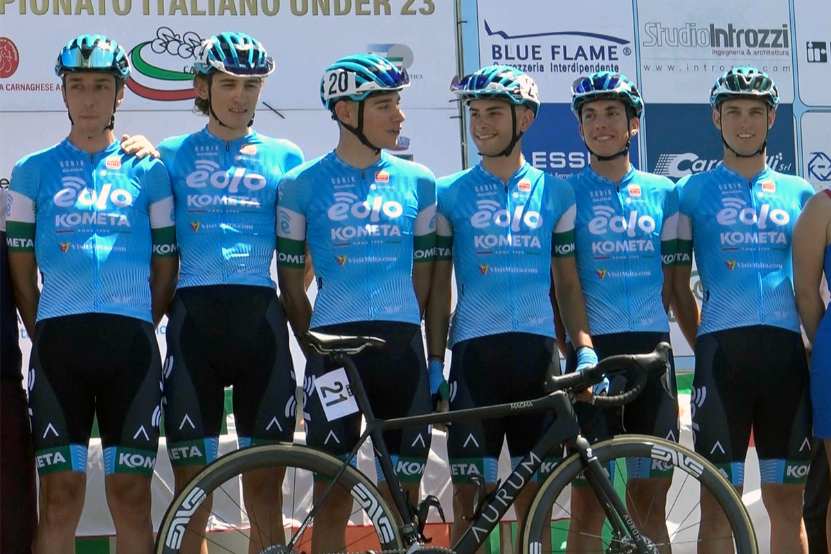 Montoli, Muñoz e Pietrobon stagisti della Eolo-Kometa