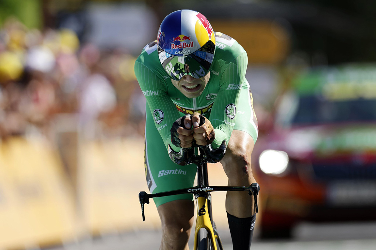 Wout Van Aert vince la 20° tappa del Tour de France - credit Jumbo - Visma