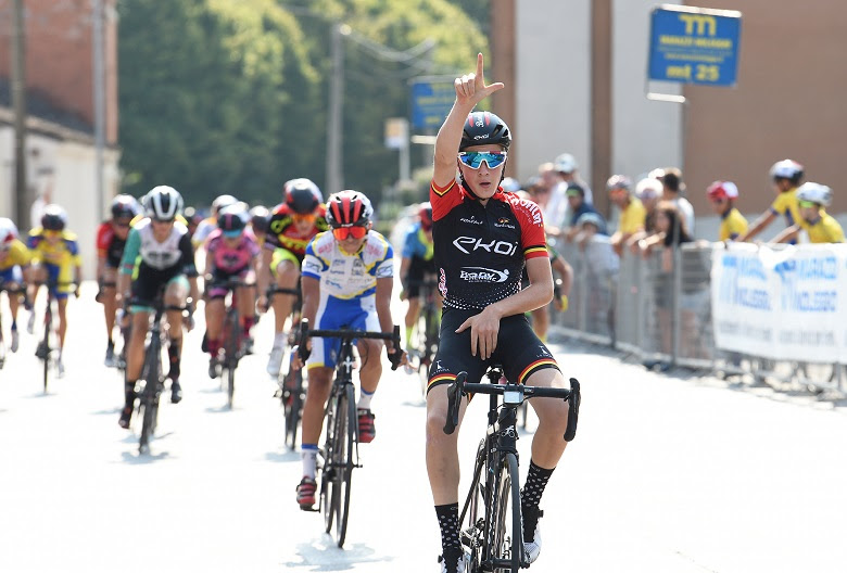 Nicolò Scamperle vince a Casaloldo la gara Esordienti 1° anno (foto Rodella)