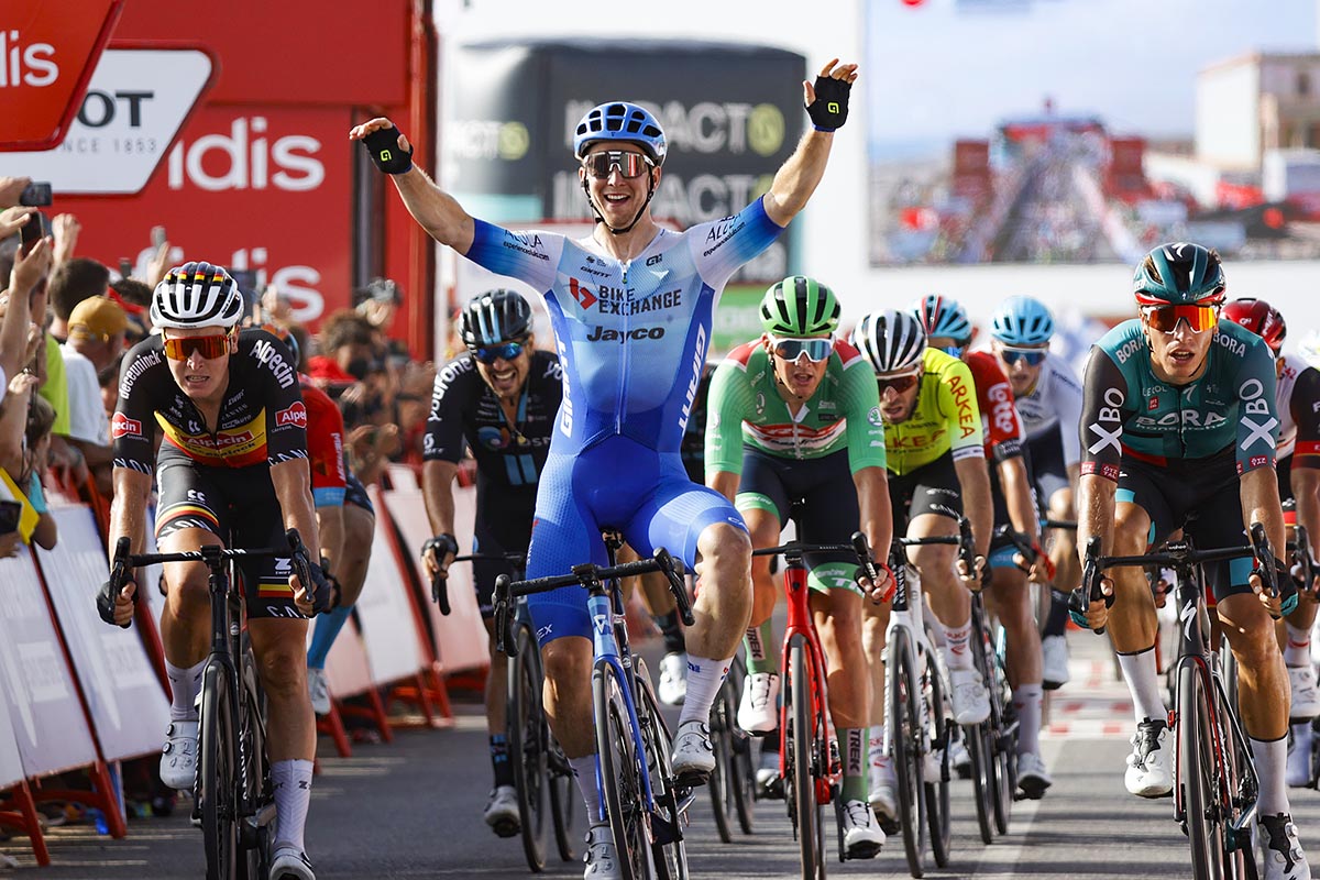Kaden Groves vince la tappa 11 della Vuelta Espana 2022 (foto Unipublic/Sprint Cycling Agency)