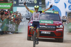 Louis Meintjes vince la nona tappa della Vuelta Espana 2022 (foto Unipublic/Sprint Cycling Agency)