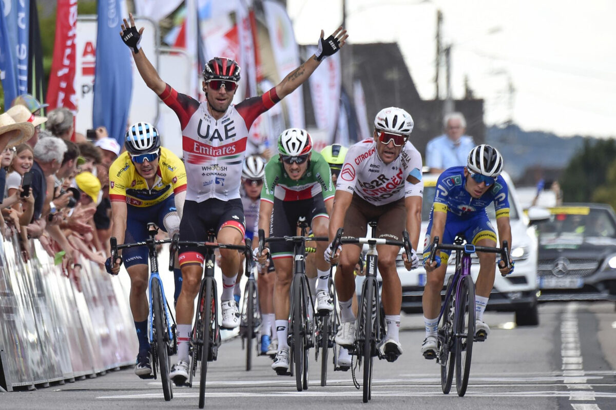 Diego Ulissi vince la terza tappa del Tour du Limousin - Credits Bardiani - CSF - Faizanè & Sprint Cycling
