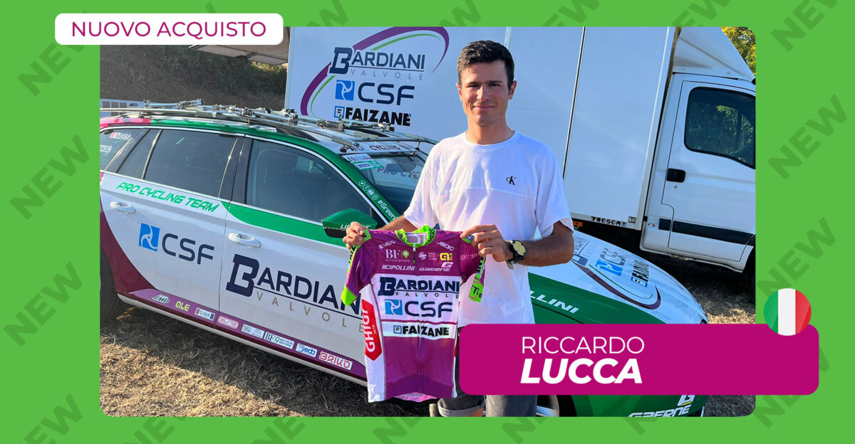 Riccardo Lucca passa professionista con la Bardiani CSF Faizanè
